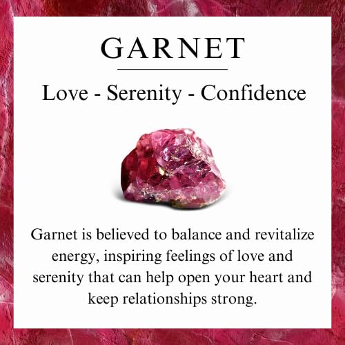 YoTreasure Red Garnet Solid 14K Gold Plated Over 925 Silver Stud Earrings Birthstone Jewelry3