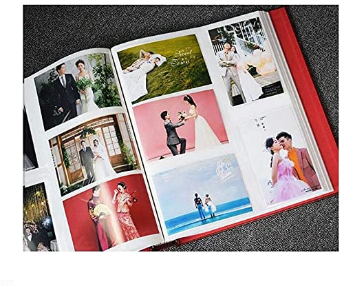 Album na zdjęcia, skórzane wkładki do albumu fotograficznego, duża pojemność, 15 cm, 800 arkuszy, album fotograficzny, odpowiedni dla rodziny, na ślub, książka z pamięcią wzrostu dziecka, 33 x 36 x 6