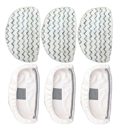 FFyan Paquet de 6 tampons pour vadrouille à Vapeur pour Bissell Powerfresh 1806 1940 1544 1440 Serpillère à Vapeur Cover