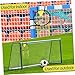 Kisangel 2pcs Soccer Goal Net Football Goal Pocket Bright Colors Polyester Easy Setup