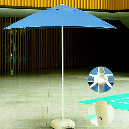 Parasol rectangular resistente UV con facil apertura CLSDRZC rojo 2m para exteriores 6