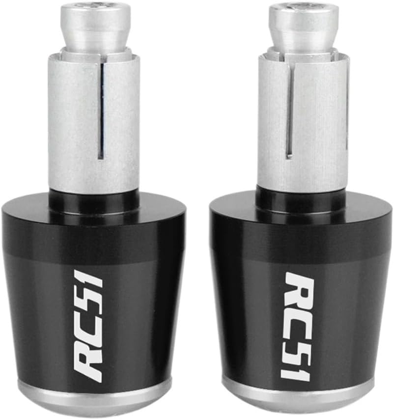 Motorcycle Handlebar Hand Grips Handle Bar End Cap Compatible with Hon Da RC51 RC 51 RC-51 2000 2001 2002 2003-2006 Grips Bar Ends