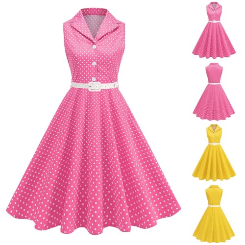 Robe rockabilly chic avec ceinture style Audrey Hepburn