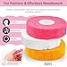 3 Rolls Thimble Tape for Hand Sewing Adjustable Nail Finger Protector Sew Thimbles - Alternative to Classic Knitting Thimbles Multi-Used Cotton Tapes for Sorting Task Embroidery Paperwork Carving