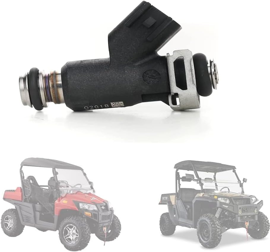 Chikia Hisun 800 Fuel Injector Compatible For Hisun UTV ATV 800 Strike 800 Massimo MSU 800,Cub cadet,Coleman 800,Bennche Spire 800(4 Hole)