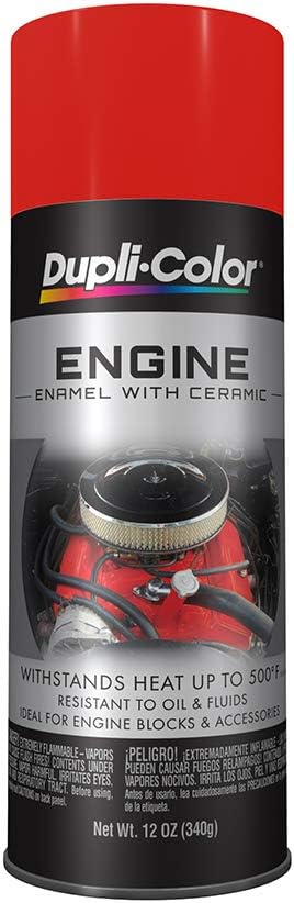 DE1620 Engine Enamel Spray Paint with Ceramic - Chevrolet Orange - 12 oz Aerosol Can