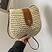 bolso Mujer Con Monedero Elegante bolso de Hombro Tejido para Mujer Estilo Boho Bolsa de Paja Bolsa de Playa bolso de Hombro Casual para el Uso Diario y Excursiones Mujer bolso Lona Imagen de bolso Mujer Con Monedero Elegante bolso de Hombro Tejido para Mujer Estilo Boho Bolsa de Paja Bolsa de Playa bolso de Hombro Casual para el Uso Diario y Excursiones Mujer bolso Lona
