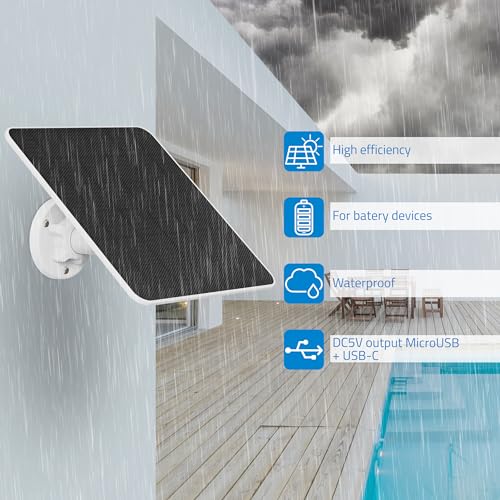 Panneau solaire 9W haute efficacité Nivian NV-SOLAR5V-9W avec sortie USB-C