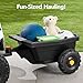 Best Choice Products Kids 12V Electric Ride On UTV Car and Trailer w/Parent Control, LED Lights, 2 Speeds, Bluetooth - White