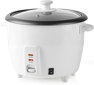 Ex-Pro 1.5L Rice Cooker & Steamer with Keep-Warm Function, 500W, for 1-6 People, Quick Preparation Without Burning, Non-Stick Coating incl. Steamer Insert