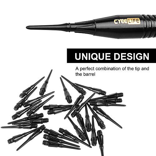 Cyeelife 18G Soft Tip Darts With Carry Case And 30 Extra Points,Professional Plastic Darts Set thumb #4