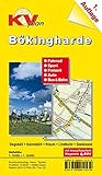  Bökingharde: 1:10.000 Dagebüll, Risum und Lindholm. Amtsplan mit Freizeitkarte 1:25.000 Radrouten und öffentlichem Nahverkehr, Mit Niebüll (KVplan Schleswig-Holstein-Region)