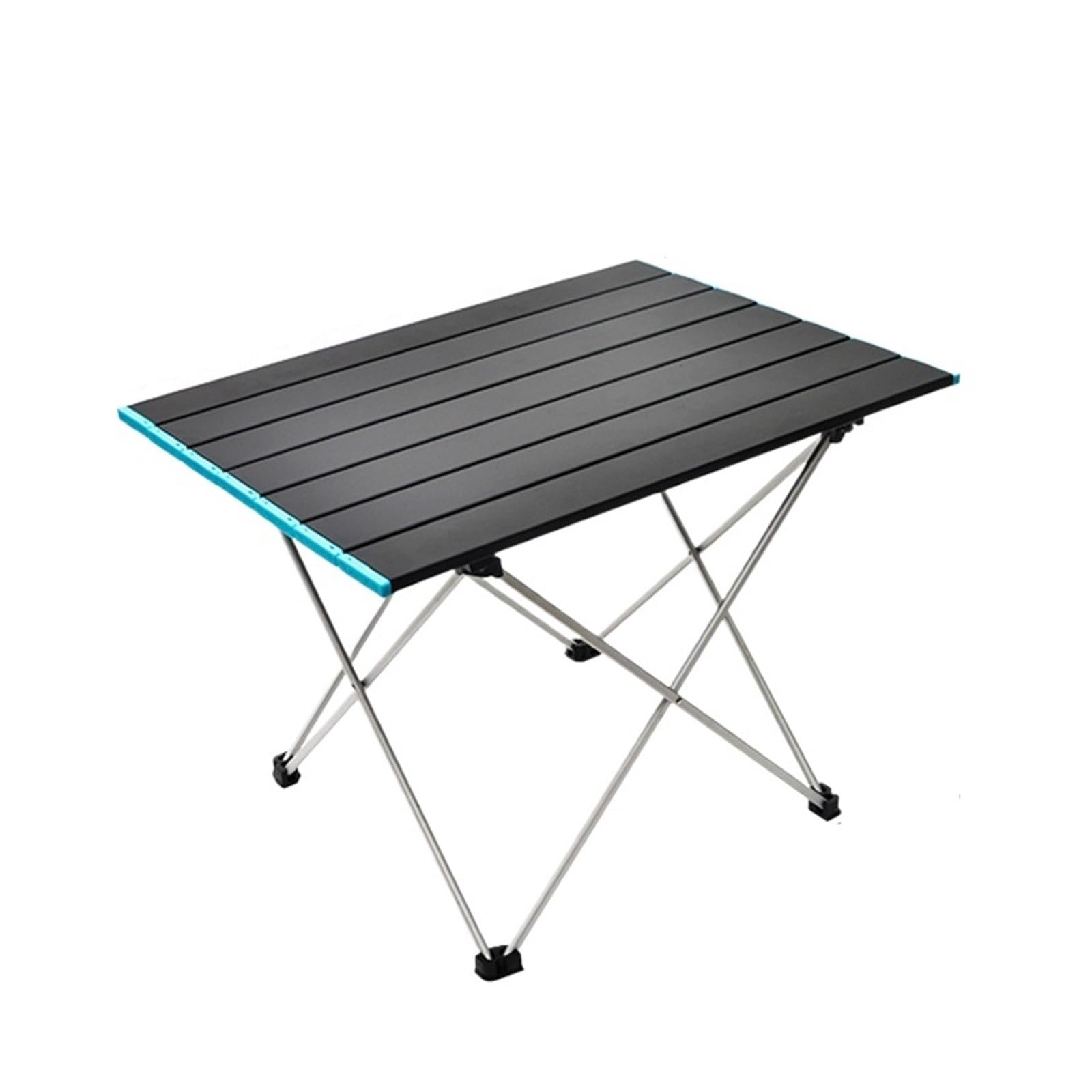 Table de camping pliante portable et légère avec grand plateau L