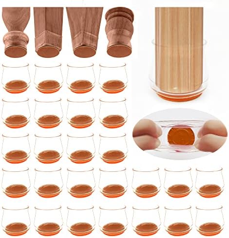 32 PCS Chair Leg Protectors for Hardwood Floors