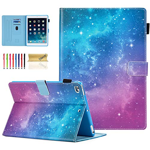 iPad Case 9.7 Inch 2017 2018/iPad Air Case/iPad Air 2 Case, Dteck Compatible with Apple iPad 6th/5th Generation Cases with Pencil Holder, Auto Sleep/Wake, Multi-Angle Stand Cover - Galaxy iPad Case 9.7 Inch 2017 2018/iPad Air Case/iPad Air 2 Case, Dteck Compatible with Apple iPad 6th/5th Generation Cases with Pencil Holder, Auto Sleep/Wake, Multi-Angle Stand Cover - Galaxy