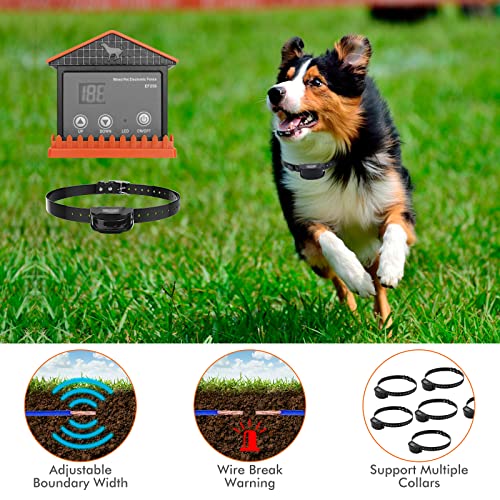 Wired-Electric-Dog-Fence-UndergroundAboveground-Pet-Containment-System-650Ft-Wire-Waterproof-Rechargeable-Collar-ShockTone-Correction-Support-2-Dogs - Cucciolini Doodles   Wired-Electric-Dog-Fence-UndergroundAboveground-Pet-Containment-System-650Ft-Wire-Waterproof-Rechargeable-Collar-ShockTone-Correction-Support-2-Dogs