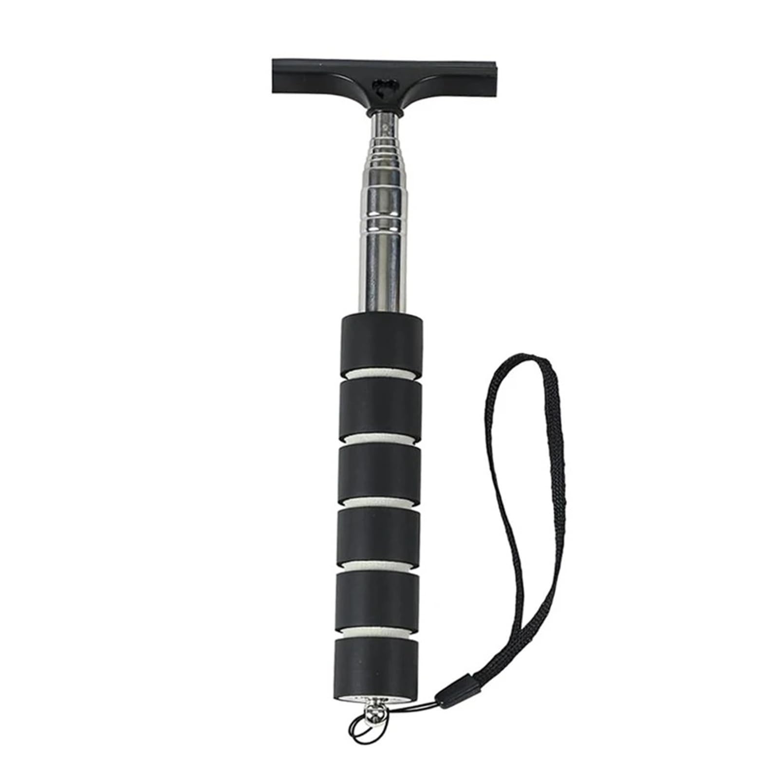 Car rearview mirror wipers Retractable Car Rearview Mirror Wiper Portable Rainy Cleaning(Black)