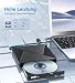Umaniy Externes CD DVD Laufwerk, USB 3.0 & USB-C CD/DVD Laufwerk Extern, CD DVD +/-RW ROM Brenner Optical External DVD Drive für Laptop, PC, Desktop, MacBook, iMac, Windows 11/10/8/7/XP/Linux/MacOS