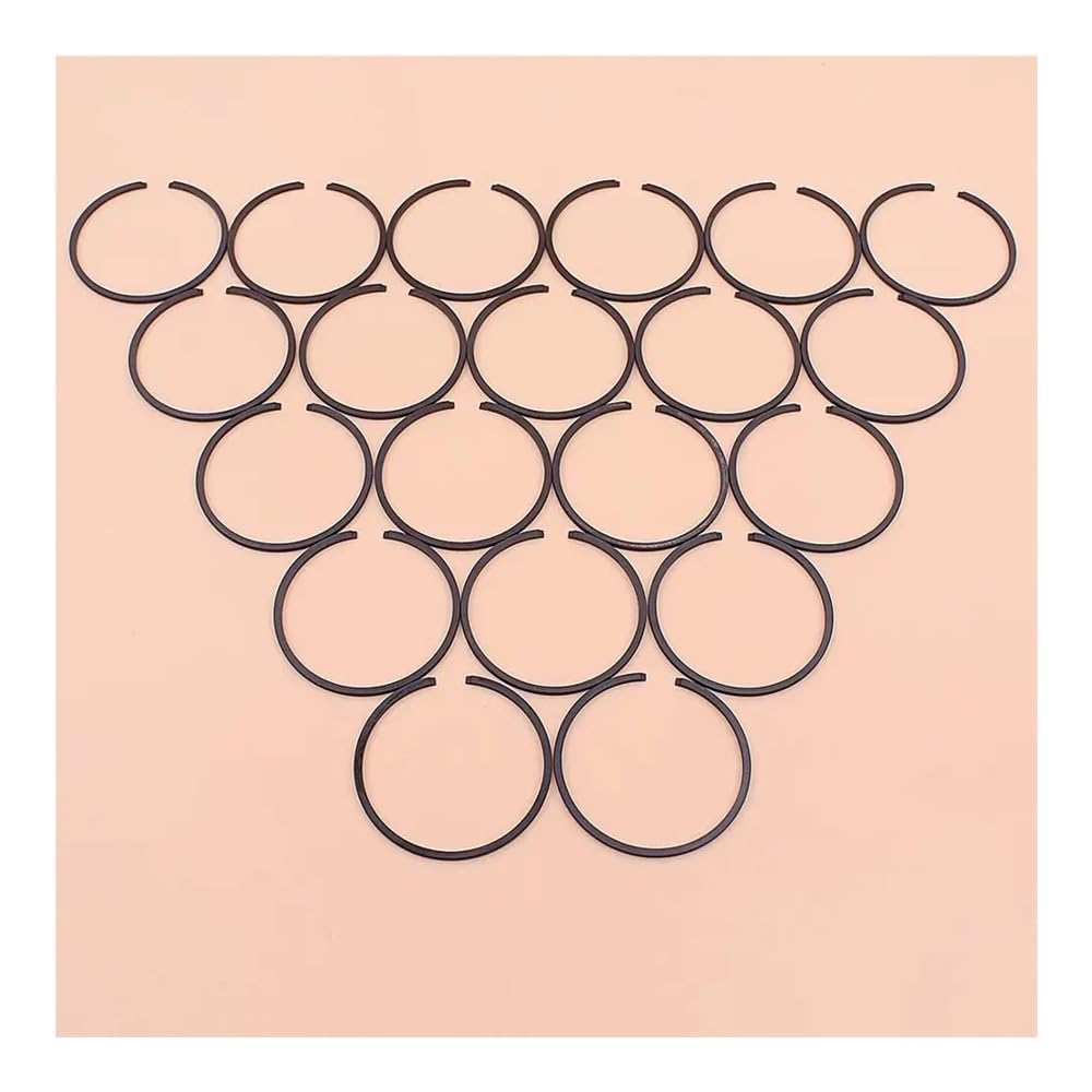 Segment de piston 34mm pour coupe-bordure 26cc TL26 CG260 BC260, lot de 20 pièces