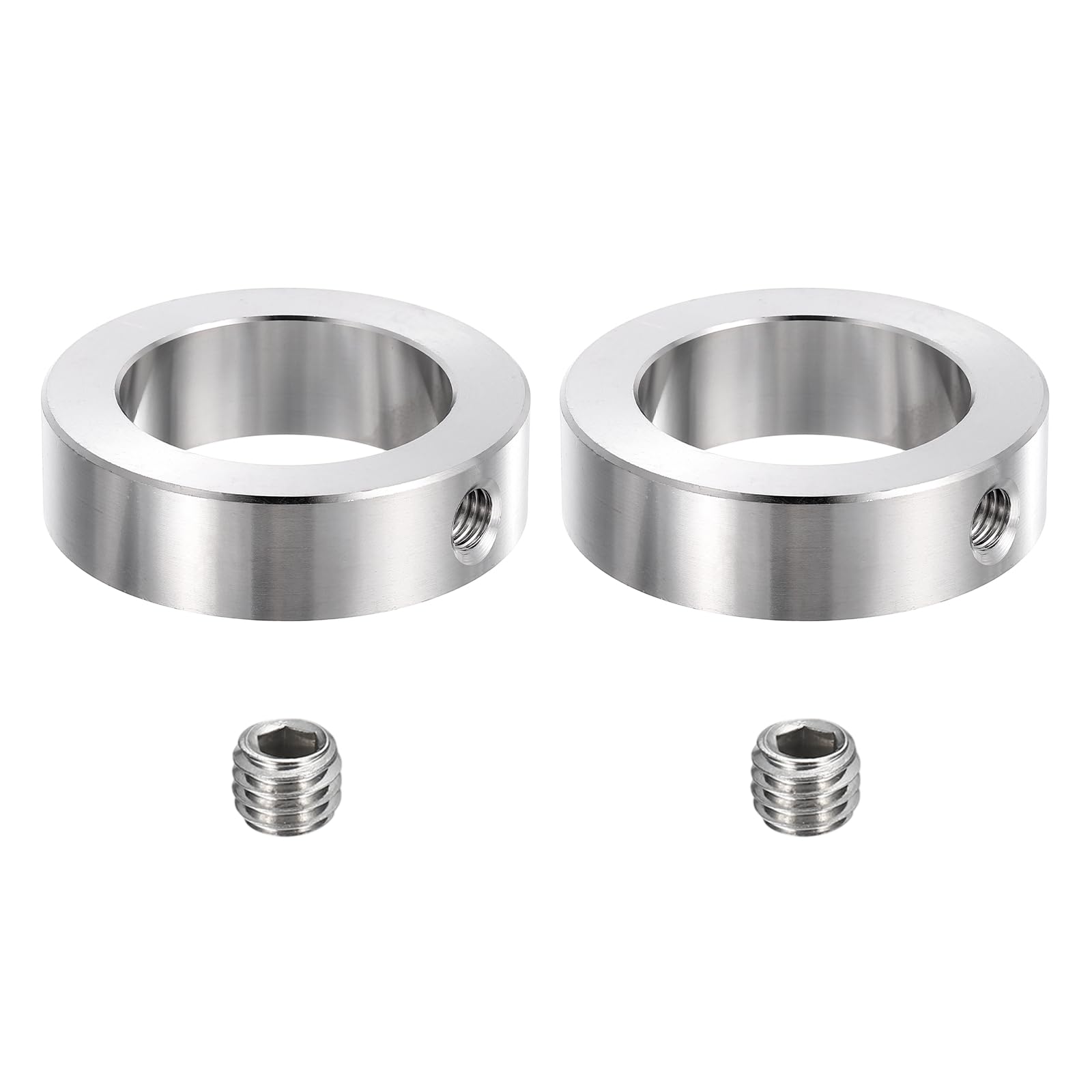 MECCANIXITY Stainless Steel Shaft Collars - Durable Locking -15