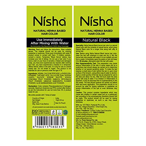 Nisha Henna Based Color Dye For Hair thumb #2