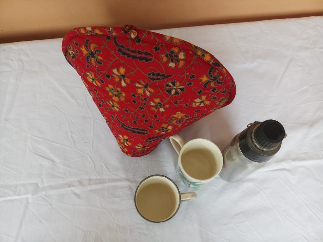Mandala Tea Cozy - Handmade Cotton Tea Kettle Cover -3