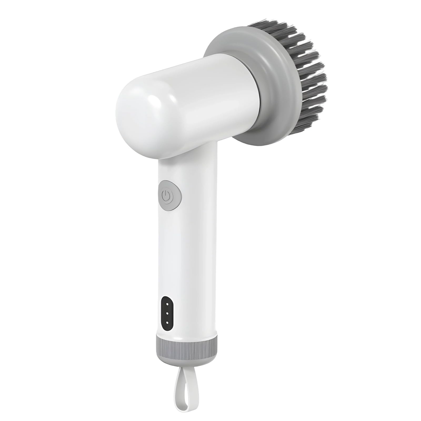 Cepillo de limpieza eléctrico, depurador eléctrico de doble velocidad con múltiples cabezales de cepillo, depurador eléctrico de mano, carga tipo C, IPX6 impermeable, para cocina, baño, fregadero