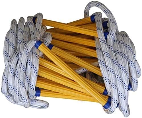 Échelle de corde d'évacuation maison portable de 25m avec sangle durable
