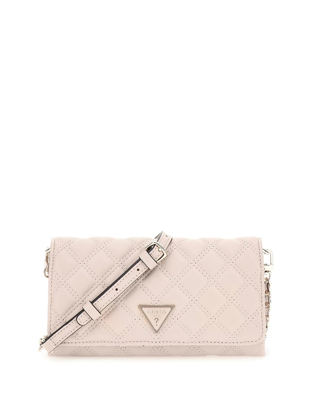 GUESS Giully Mini Xbody Flap Organizer Light Beige