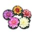 Pomeat 5 Pcs Floating Artificial Lotus Flowers Decor Floating Pond Decor Water Lily Home Decoration