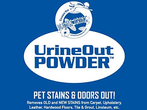 Planet Urine Pet Odor Eliminator System, Dog And Cat Urine Remover, 16 Oz Urinerelease Prespray & 4 Lb Urineout Powder, With Scrubbing Brush #TOP4