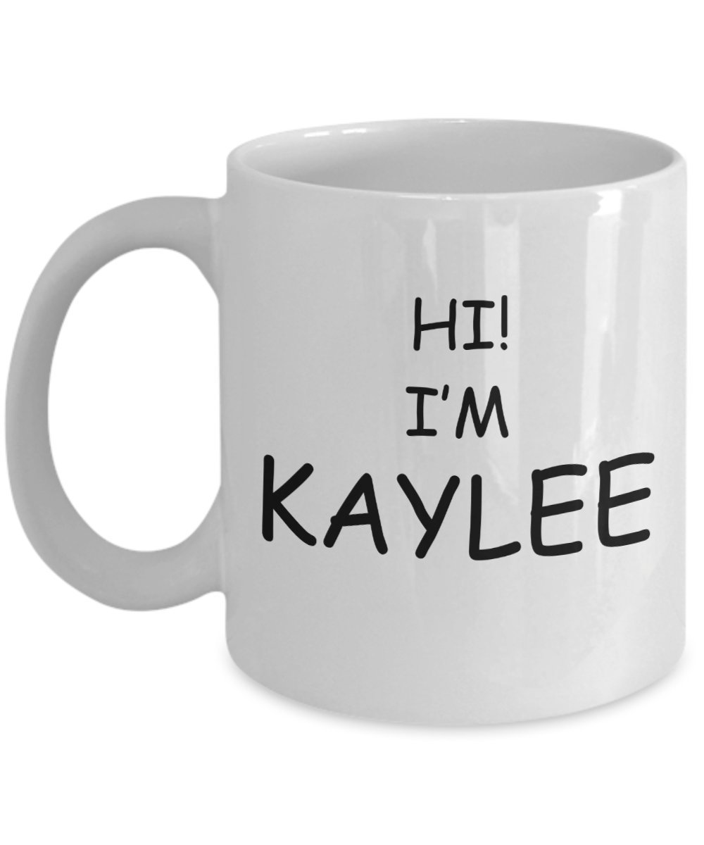 Amazon.com: Taza de café Kaylee con nombre blanco, 325 ml y 340 ml, regalo  de Persona, 11onza, Blanco : Hogar y Cocina