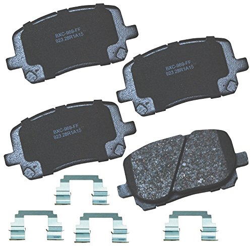 Image of Bendix Premium SBC923 Ceramic Front Brake Pads for Pontiac Vibe 2008-2003, Toyota Corolla 2008-2003, Matrix 2008-2003