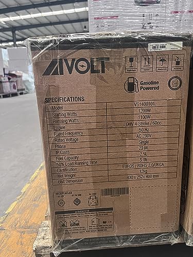 AIVOLT 1200W Petrol Inverter Generator 4 Stroke Portable Silent Suitcase Generator for Camping, Home Use - True Sine Wave, Super Lightweight, Ultra Quiet 10 AIVOLT 1200W Petrol Inverter Generator 4 Stroke Portable Silent Suitcase Generator for Camping, Home Use - True Sine Wave, Super Lightweight, Ultra Quiet - Image 10