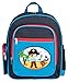 Produktbild Aminata Kids - Rucksack Kindergarten Junge Piraten| hochwertiger Kinder-Rucksack aus Nylon, 4 Fächern mit Reißverschluss | Bequeme Tragegurte | blau, rot | wasserabweisend | Geschenk-Idee