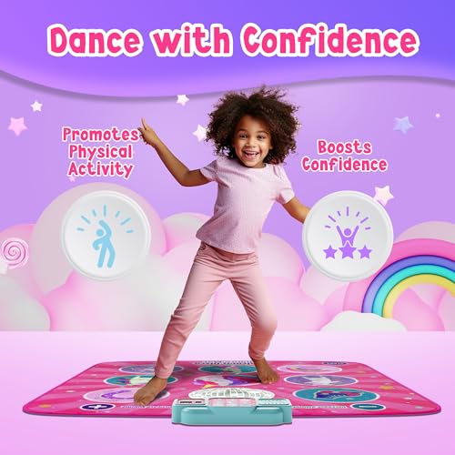Klevly KL0010 Unicorn Dance Mat For Kids Ages 6+ thumb #3