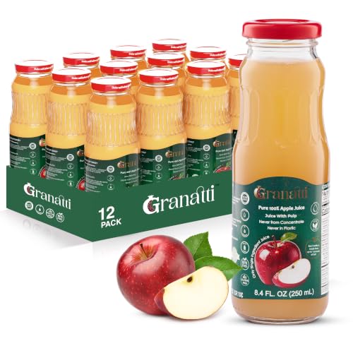Granatti Pure Apple Juice with Pulp, 8.4oz…