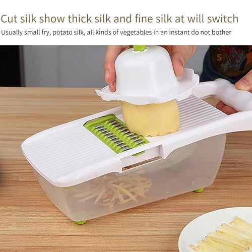 Cortador de vegetales ajustable con contenedor miniatura 7