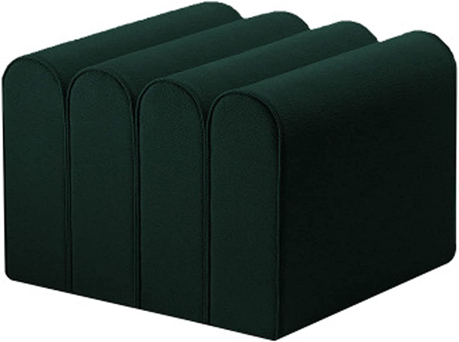 Repose-pieds ottoman tabouret de salon rembourré en flanelle