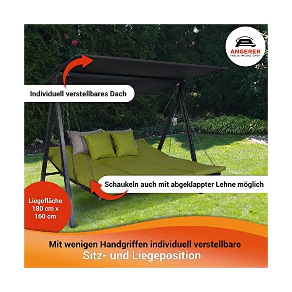 ANGERER Hollywoodschaukel Lounge Smart Olive