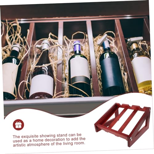 Soporte de vino de madera KICHOUSE para encimera miniatura 3