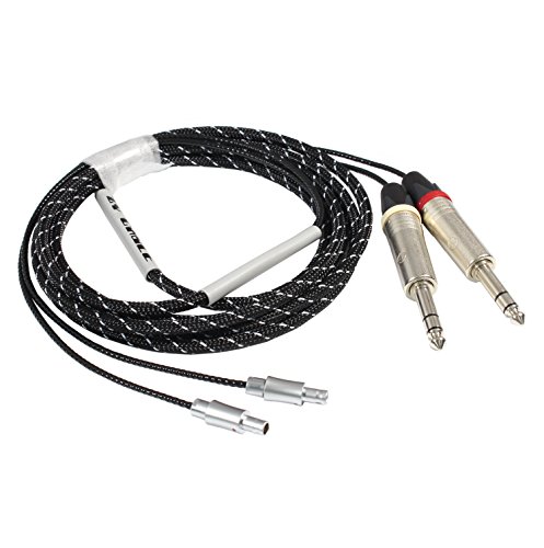 6' FT 2.5mm Male to 3.5mm Female Extension Cable Stereo Audio Sub Mini Dubbing 3.5 mm Stereo Jack to 2.5 mm Stereo Plug Cell Phone Audio Cable, Nickel Plated Contacts for Improved Performance