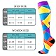 beusilay 8 Paires Chaussettes de Compression pour Hommes et Femmes 15-20 mmHg,Bas de Contention pour Sportifs,Médical,Course,Infirmiers,Enceintes,Cyclisme,Voyage,Randonnée