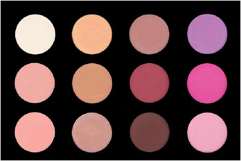 Crown Brush 12 Color Blush/Highlighting Palette - BLS02