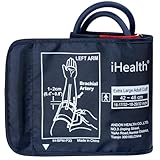 iHealth Brazalete De Presión Arterial Extragrande Para Adultos(16,5'-18,9' | 42-48 Cm) - Brazalete De Presión Arterial De...