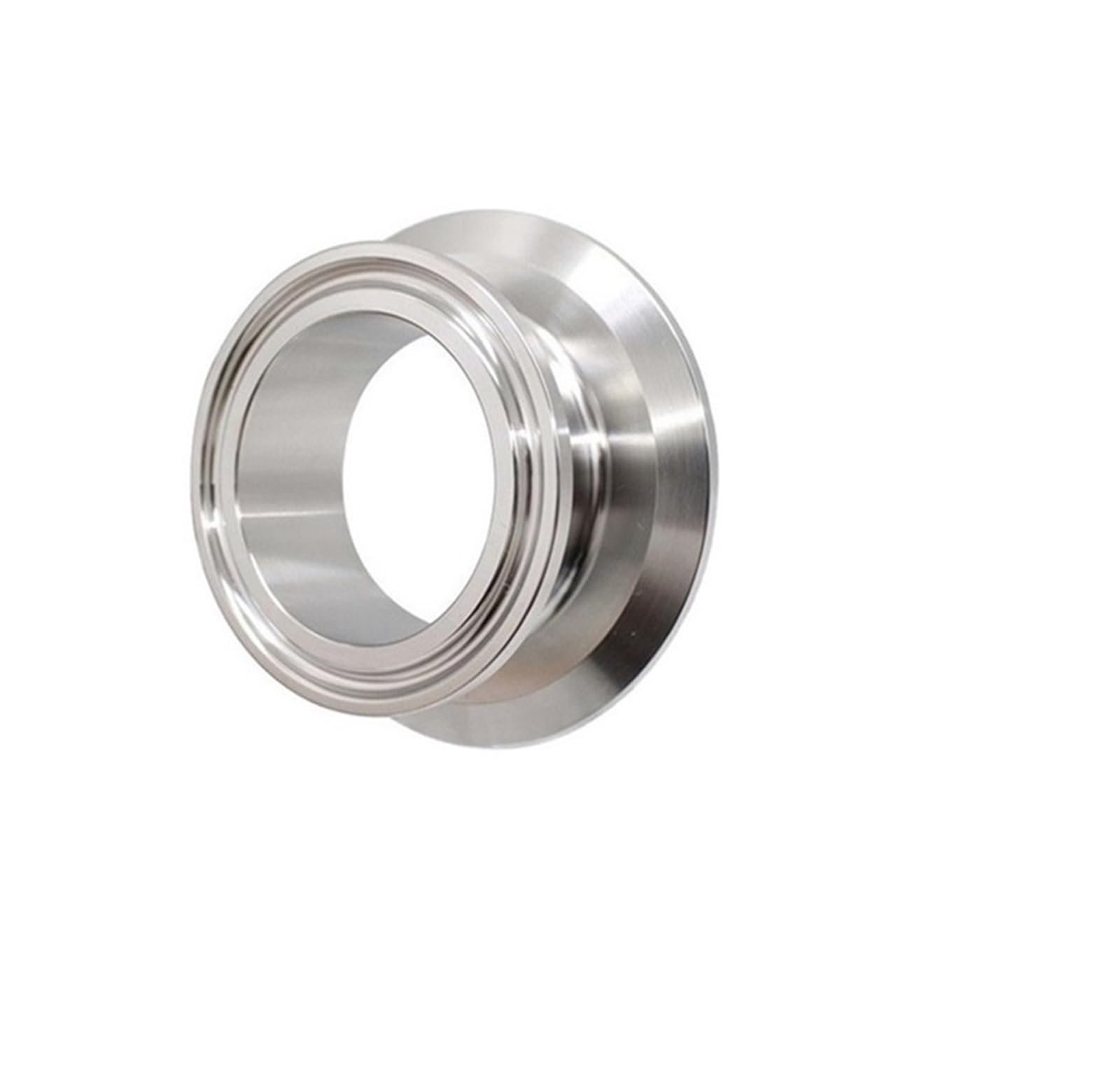 Raccord triple pince virole inox 304 de haute finition pour cuve