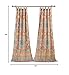 Greenland Home Fashions Collection Window Treatment, Curtains, Tiers, Draperies, Panels, Lined with Tiebacks, 42
