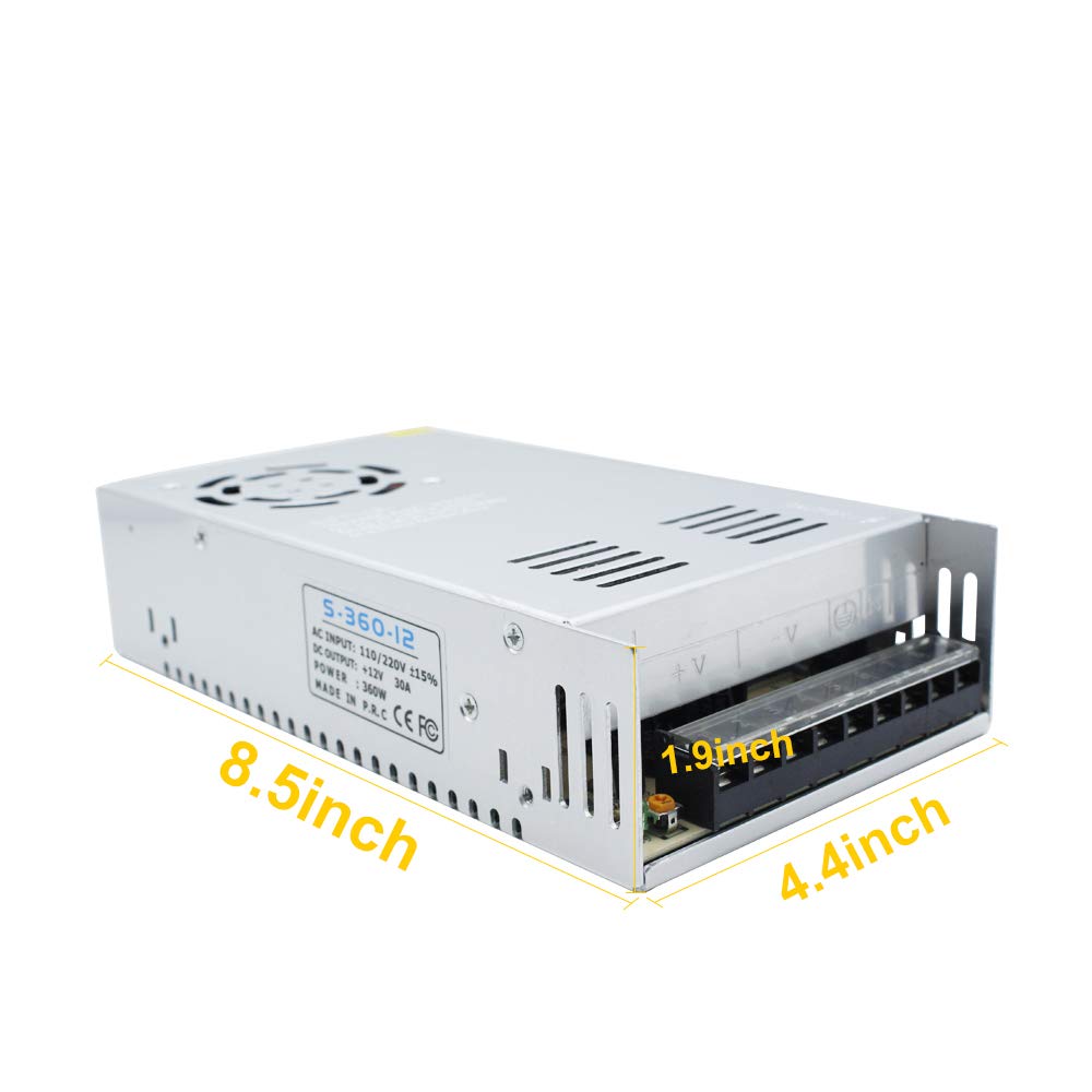 12 V 30 A Voedingstransformator, 120 DC 360 W Transformator Voor 3D Printers Cctv Ledverlichting En Industriele Uitrusting 684385434