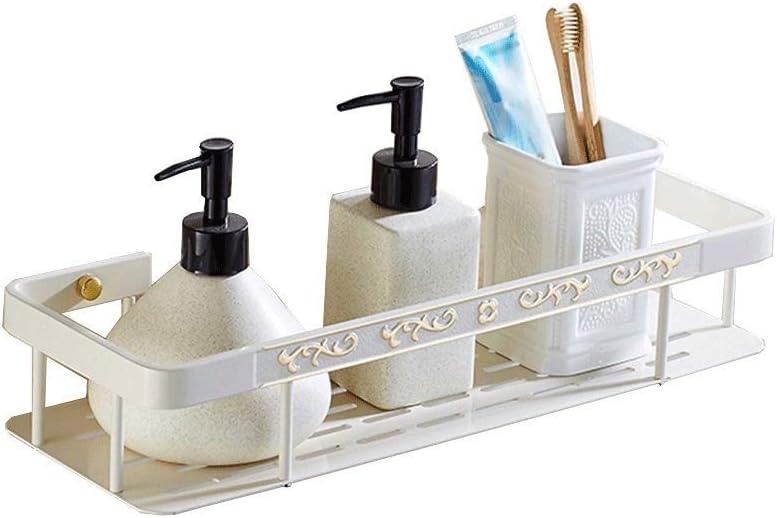 Bathroom Shelf, Wall Mounted Organizer with Rust Proof Space
