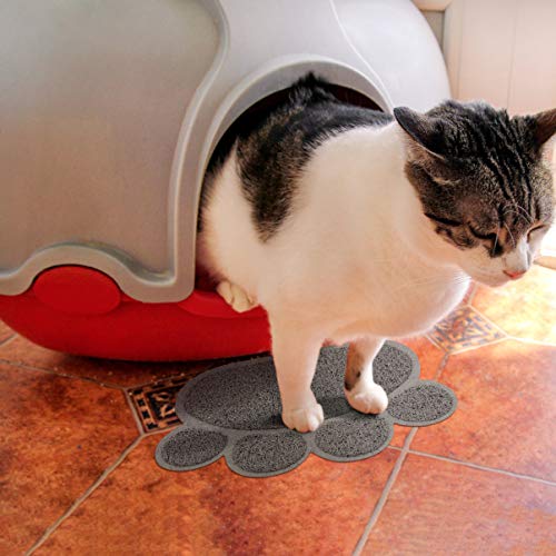 POPETPOP Tapete de Maca de Gato - Tapete de Caixa de Areia Antiderrapante - Material de Pvc Engrossa
